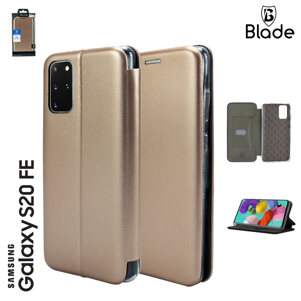 Blade Book Tasche Style - Samsung S20 FE  - rose gold