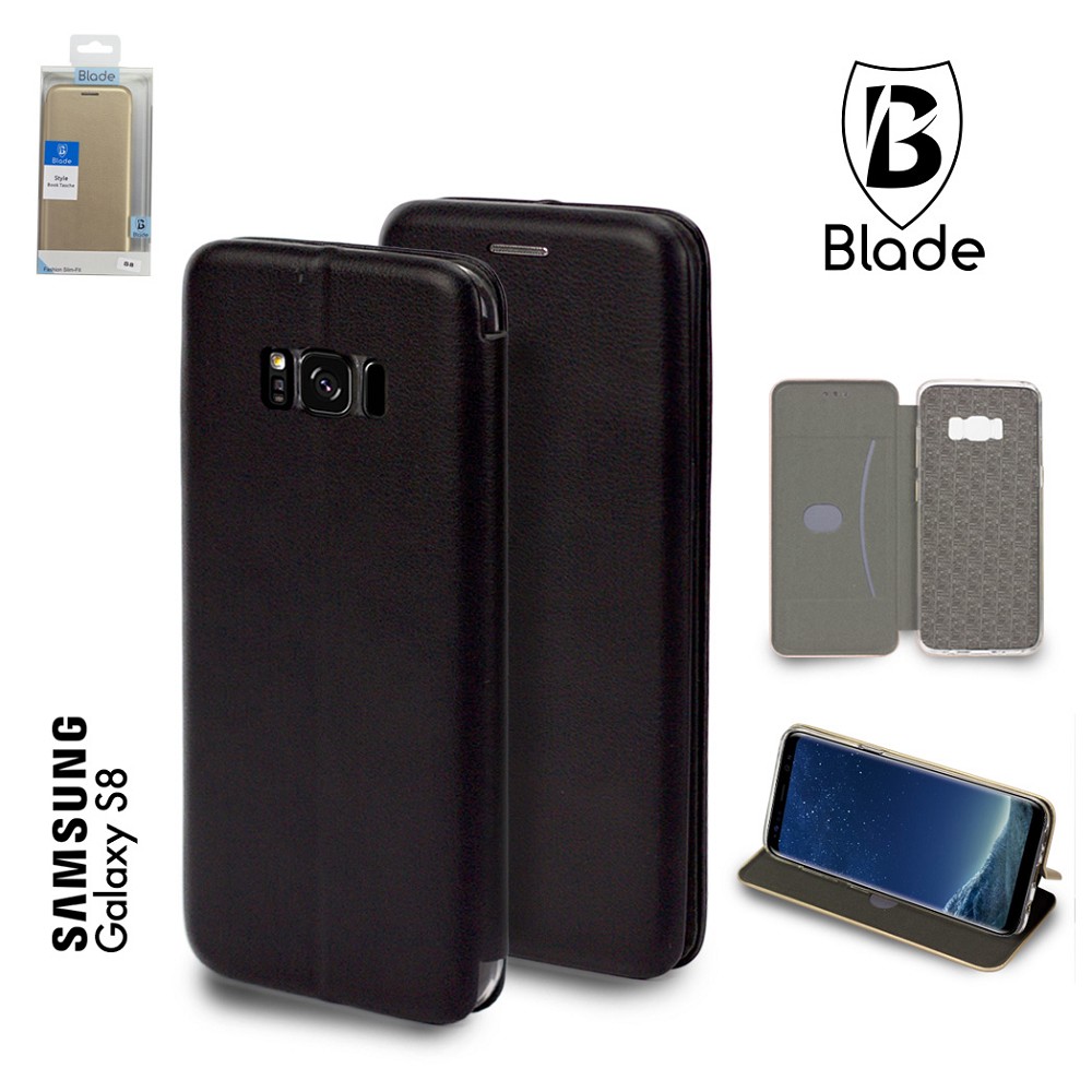 Blade Book Tasche Style - Samsung S8 - black