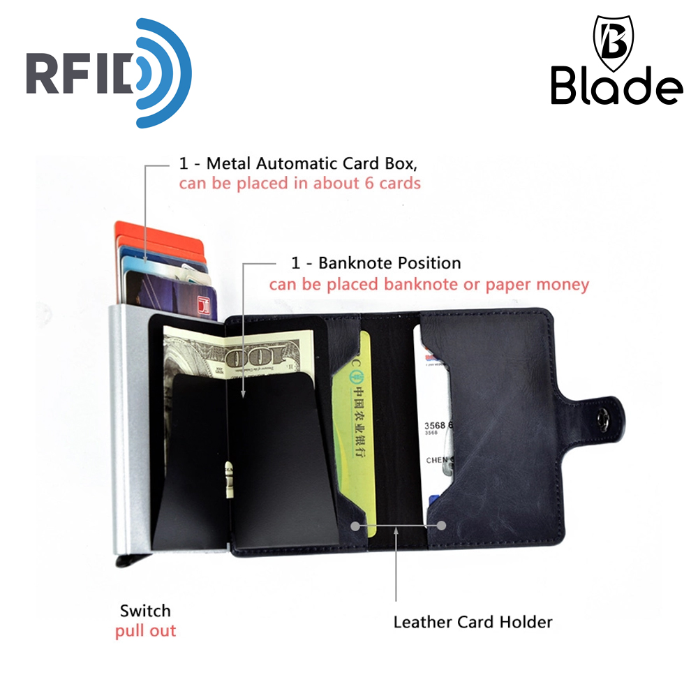 Blade Kreditkartenetui , mini Geldbörse, Portmonee