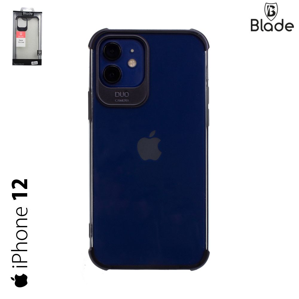Blade Focus Tpu Case - iPhone 12, 12 Pro - black