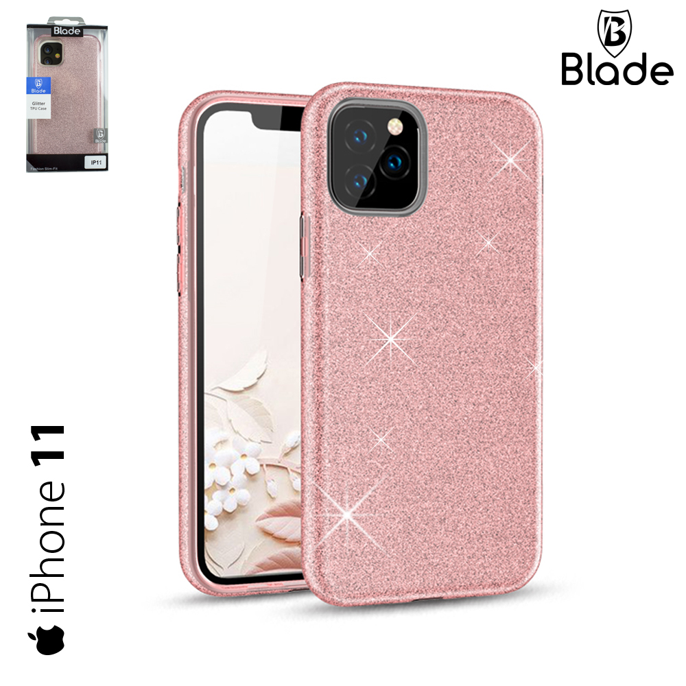 Blade Glitter TPU Case - iPhone 11 - pink