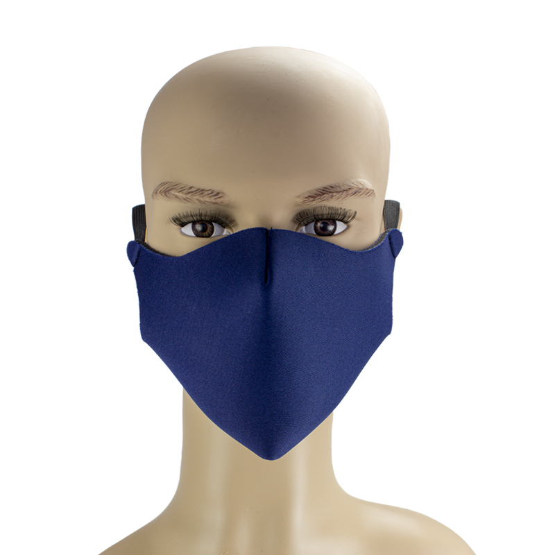 Mund-Nase-Maske aus Nano-Stoff, waschbar, dark blue