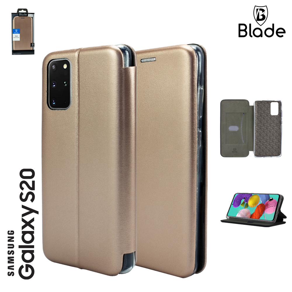 Blade Book Tasche Style - Samsung S20 - rose gold