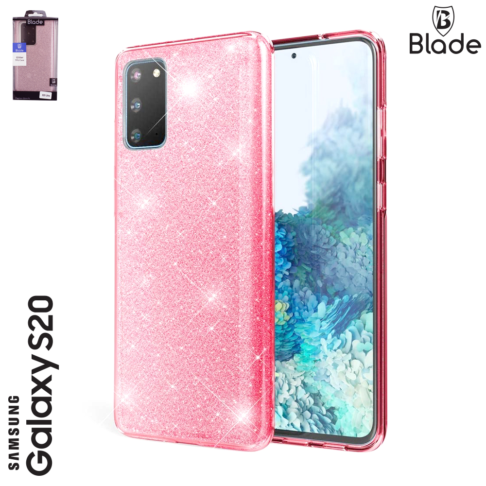 Blade Glitter TPU Case - Samsung S20 - pink