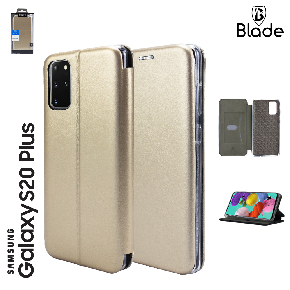 Blade Book Tasche Style - Samsung S20 Plus - gold