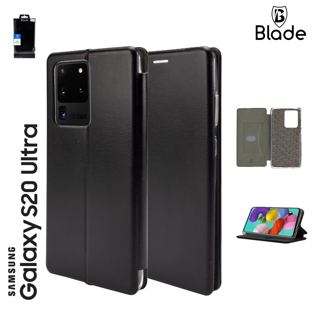Blade Book Tasche Style - Samsung S20 Ultra - black