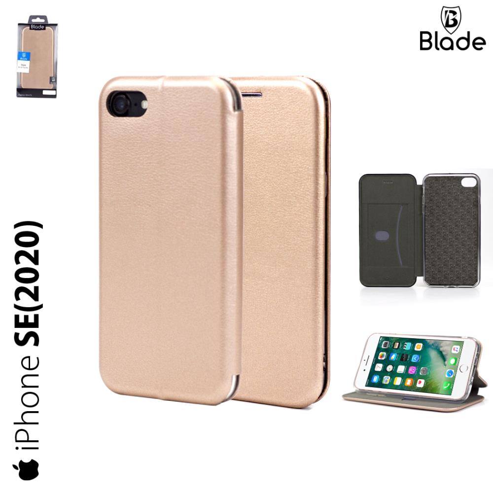 Blade Book Tasche Style - iPhone SE (2020) - rose gold