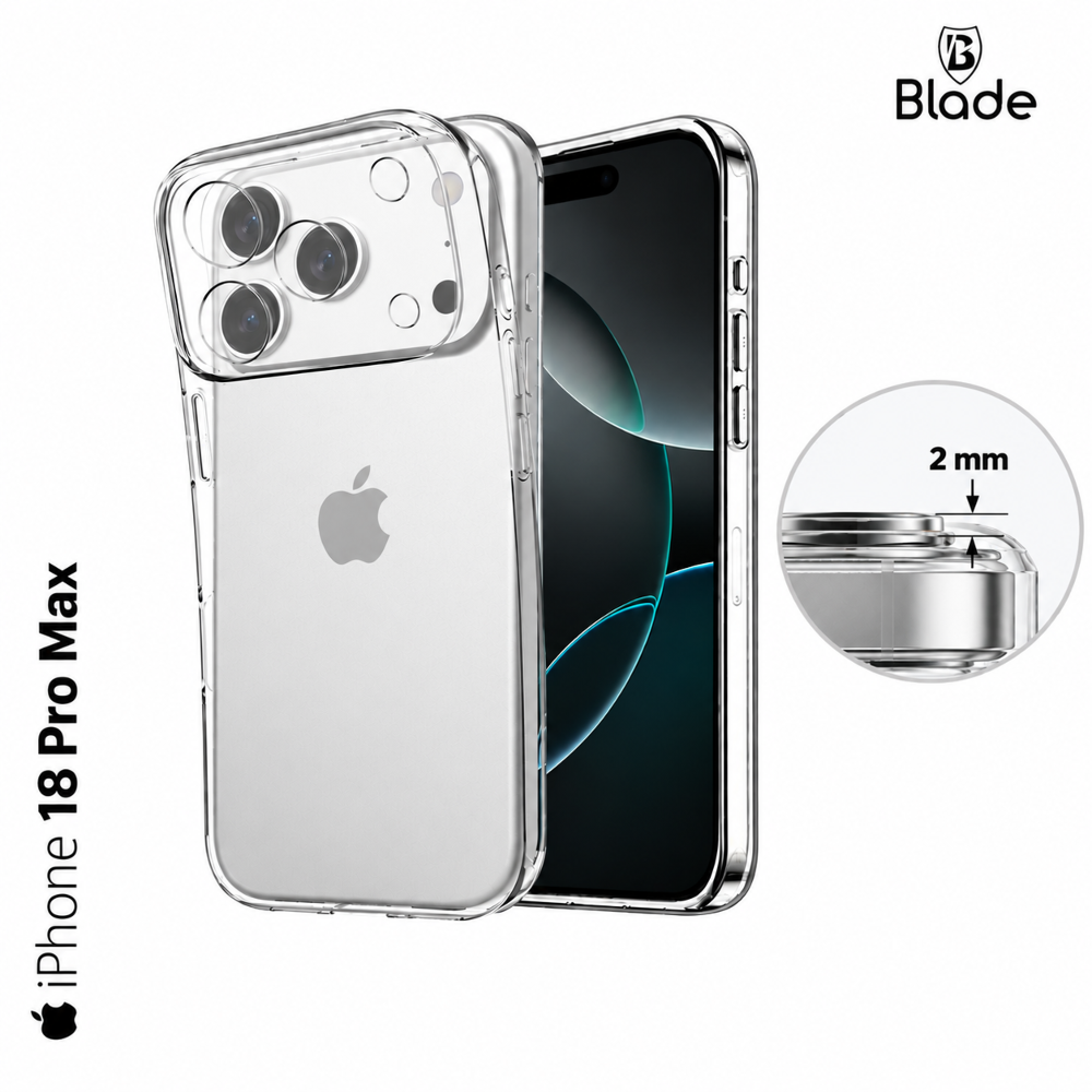 TPU Case 2mm - iPhone 18 Pro Max - transparent TPU Case 2mm - iPhone 18 Pro Max - transparent