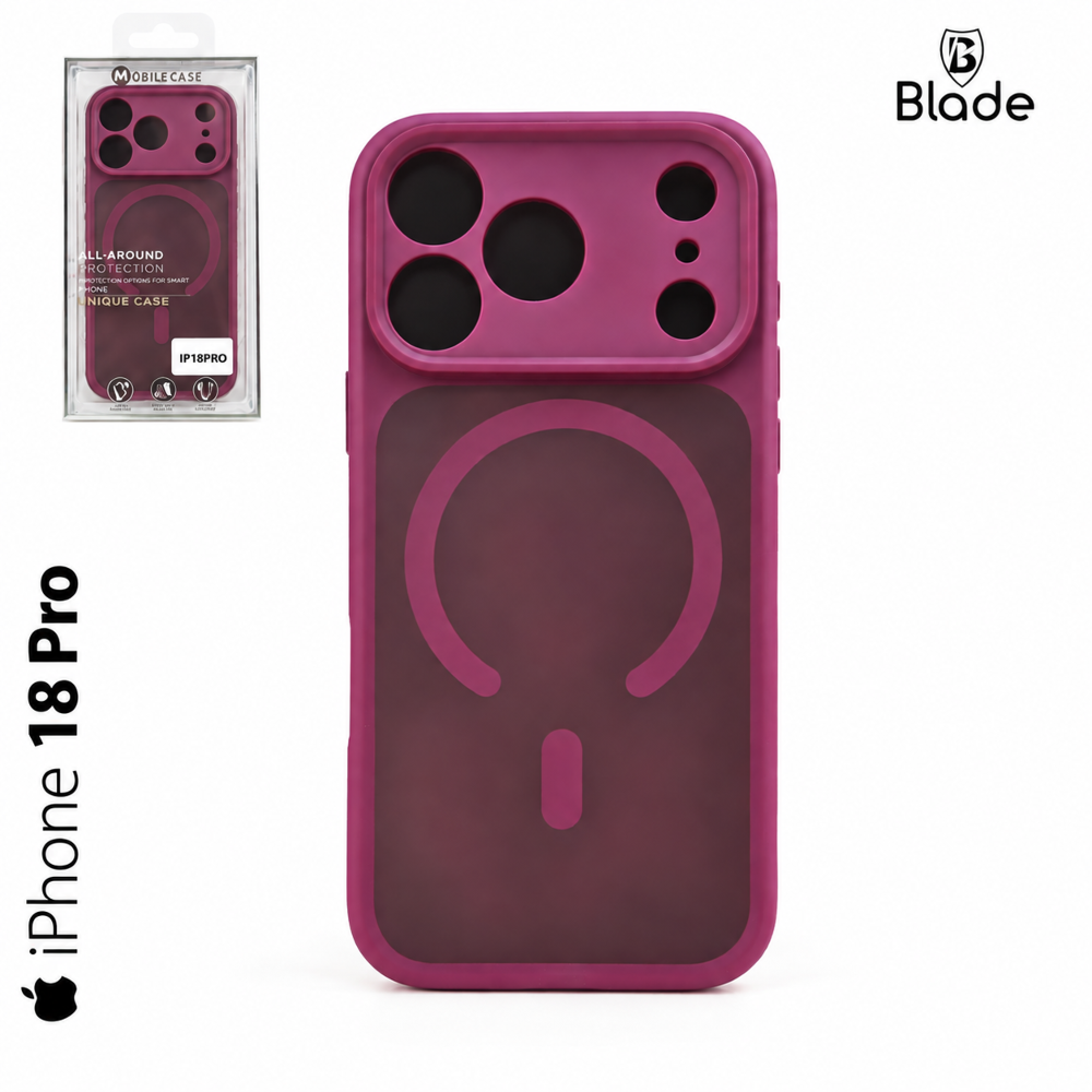 Blade Mag Case full - iPhone 18 Pro - wine red Blade Mag Case full - iPhone 18 Pro - wine red
