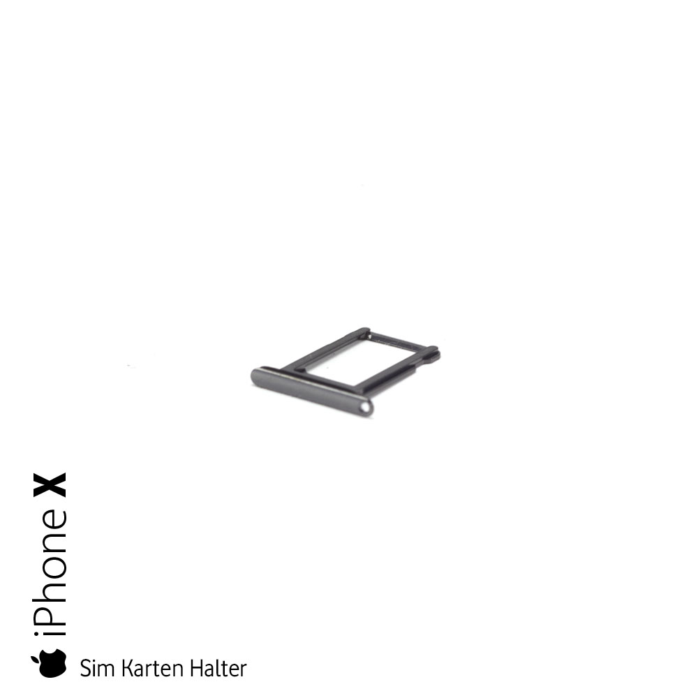 Sim Karten Halter- iPhone X - black