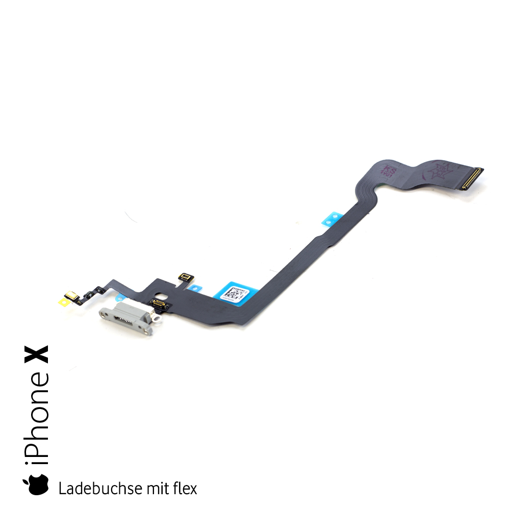 Ladebuchse mit flex - iPhone X - white