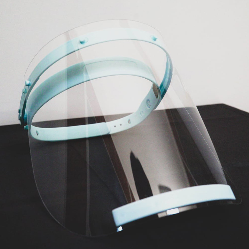 Gesichtsschutz, Protective Face Shield - hochklappbar