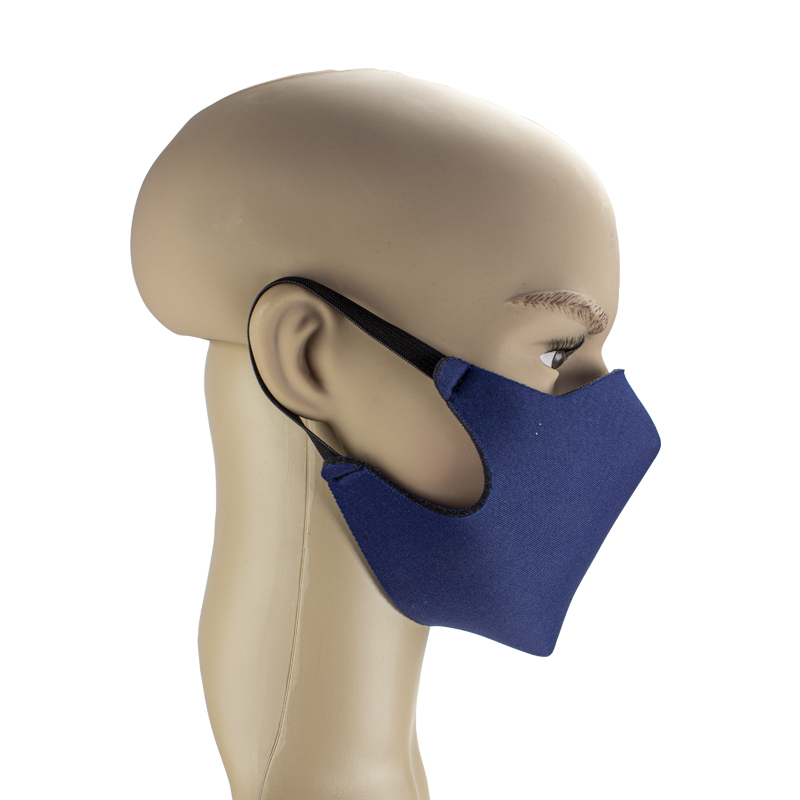 Mund-Nase-Maske aus Nano-Stoff, waschbar, dark blue