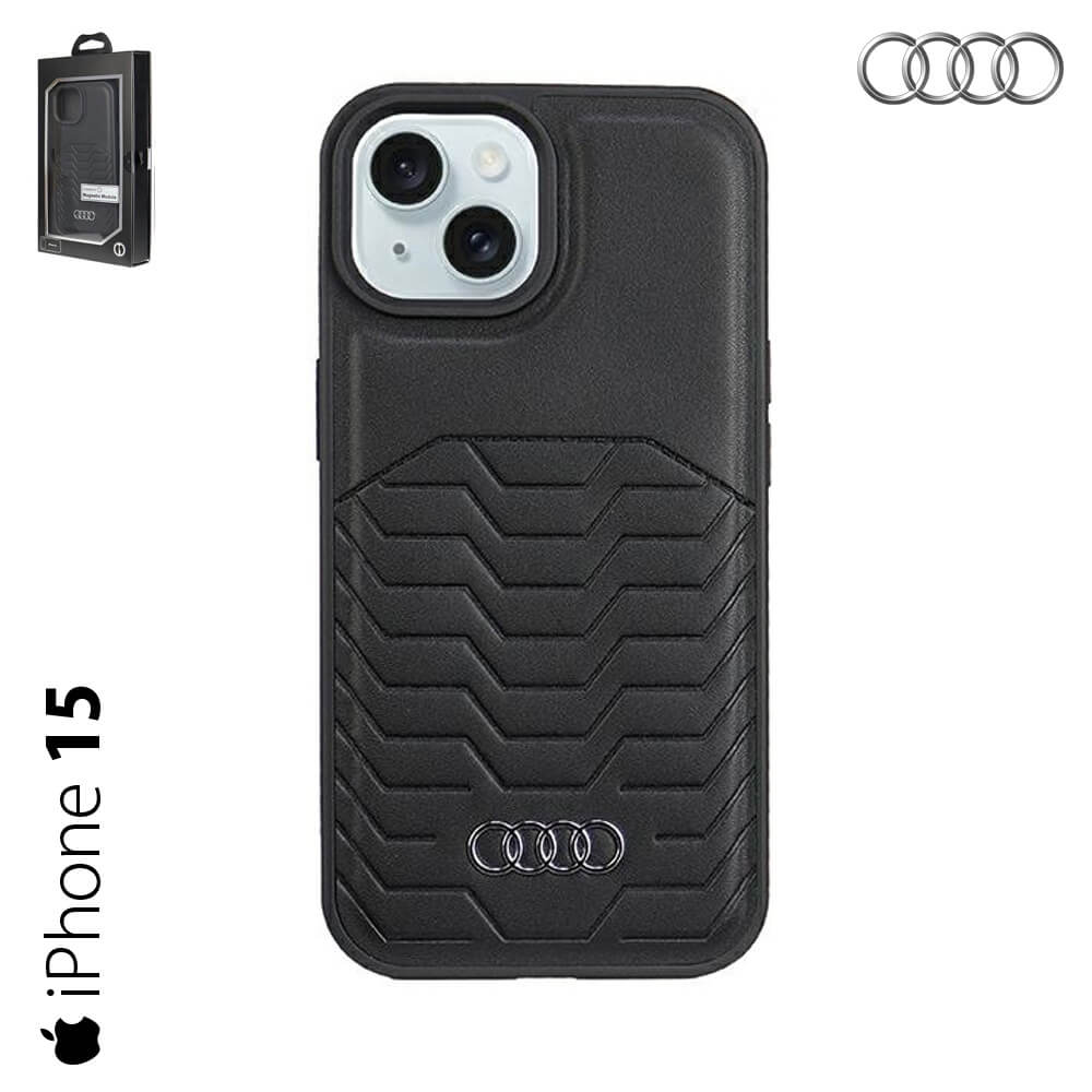 Audi Synthetic Leather MagSafe iPhone 15