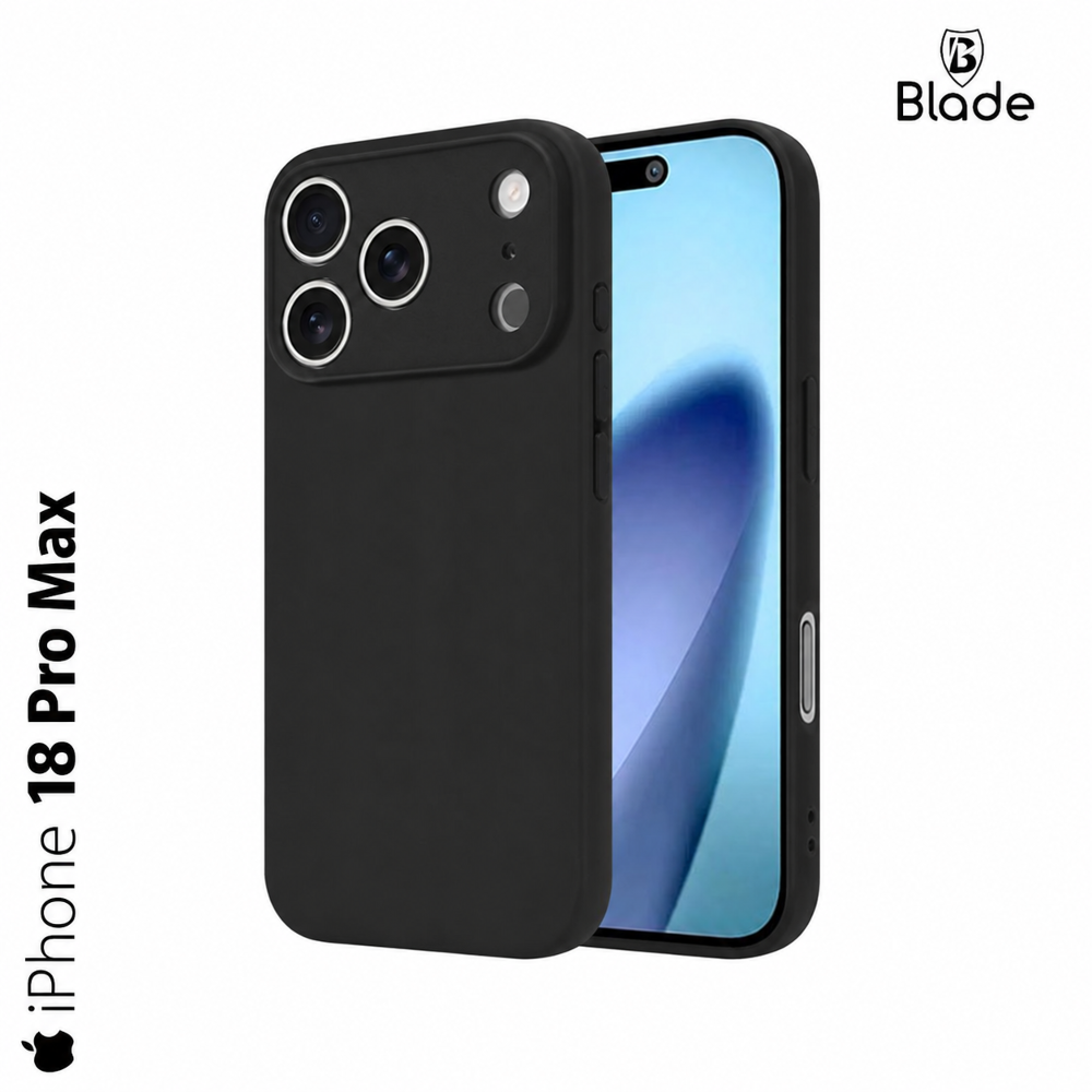 TPU Case Soft - iPhone 18 Pro Max - black TPU Case Soft - iPhone 18 Pro Max - black