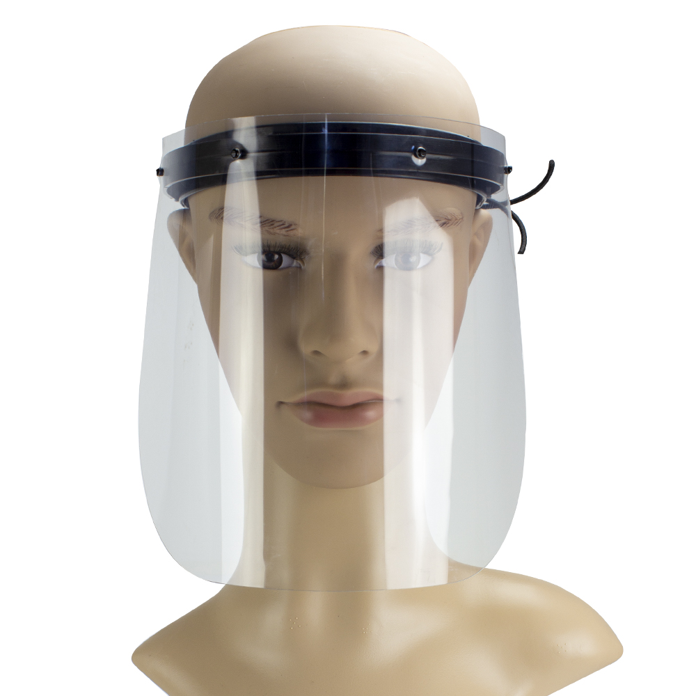 Gesichtsschutz, Protective Face Shield- hochklappbar - black