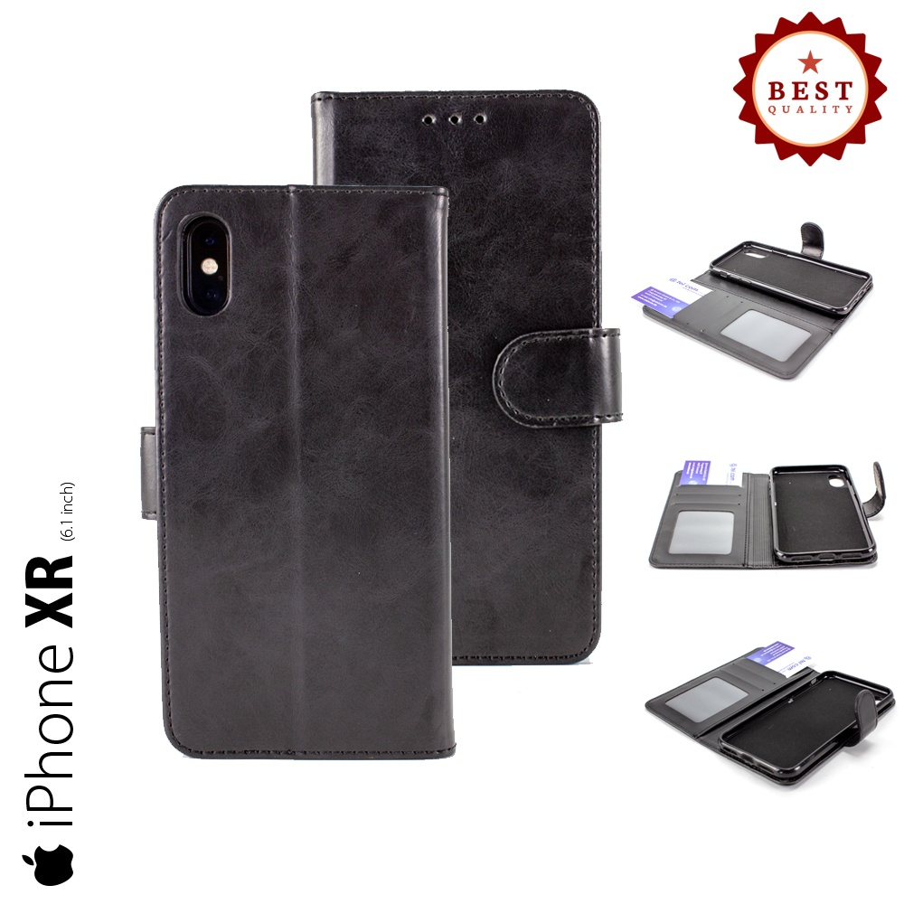 Book Tasche Easy - iPhone XR - black