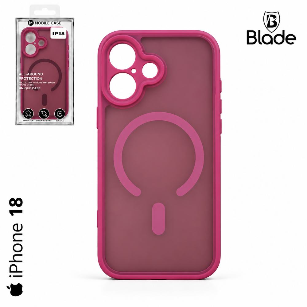 Blade Mag Case full - iPhone 18 - wine red Blade Mag Case full - iPhone 18 - wine red