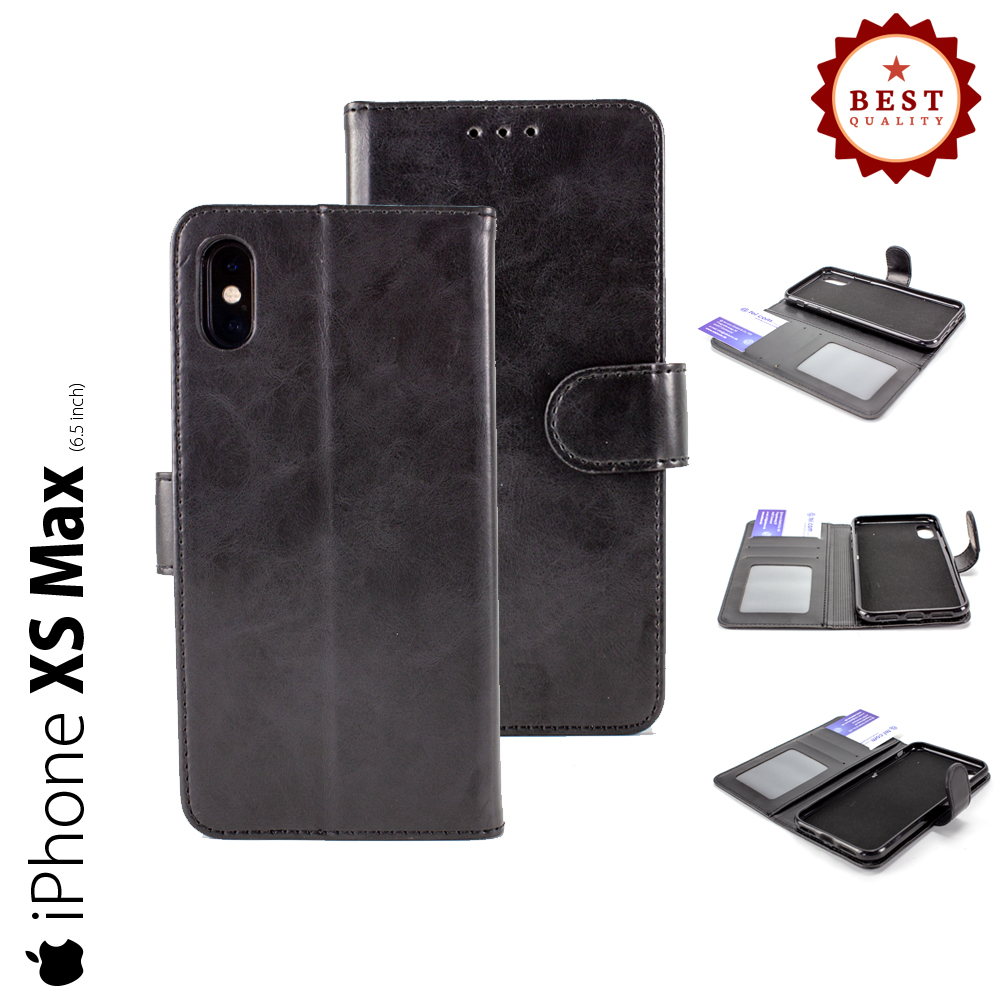 Book Tasche Easy - iPhone XS Max - black