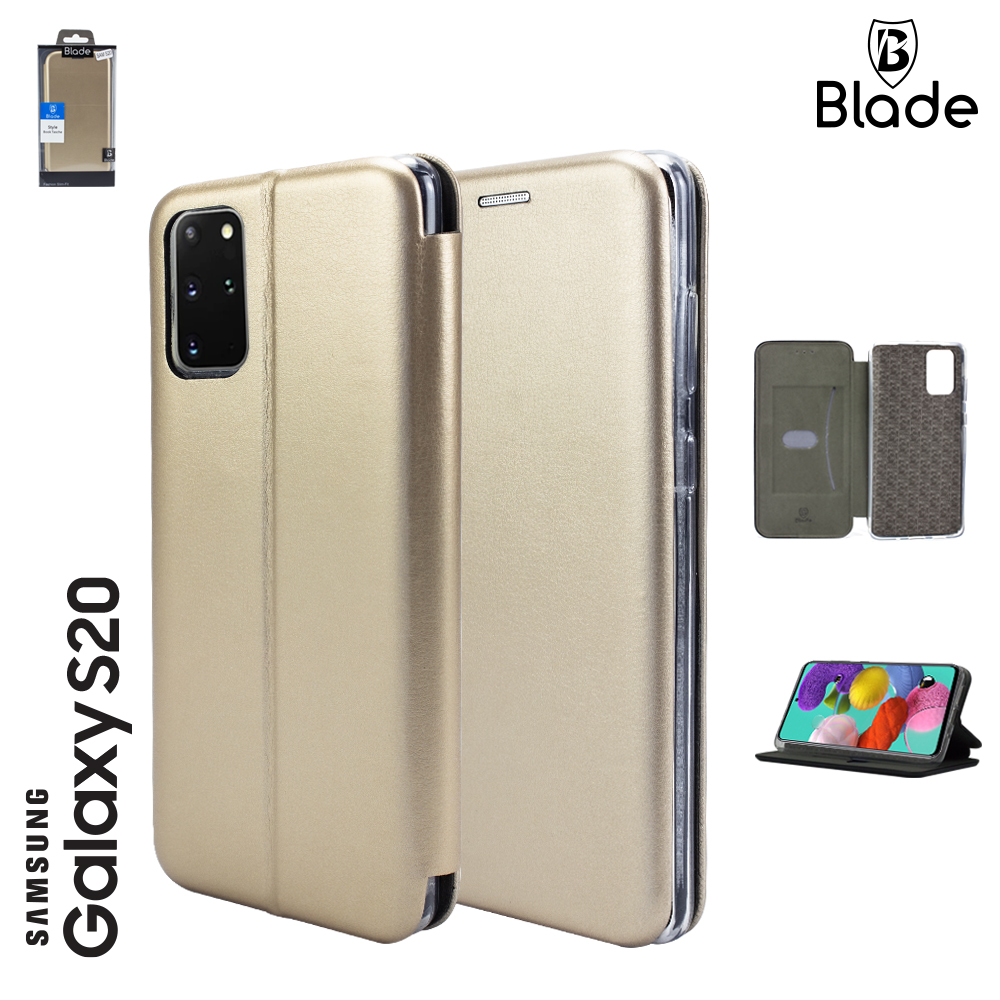 Blade Book Tasche Style - Samsung S20 - gold Blade Book Tasche Style - Samsung S20 - gold