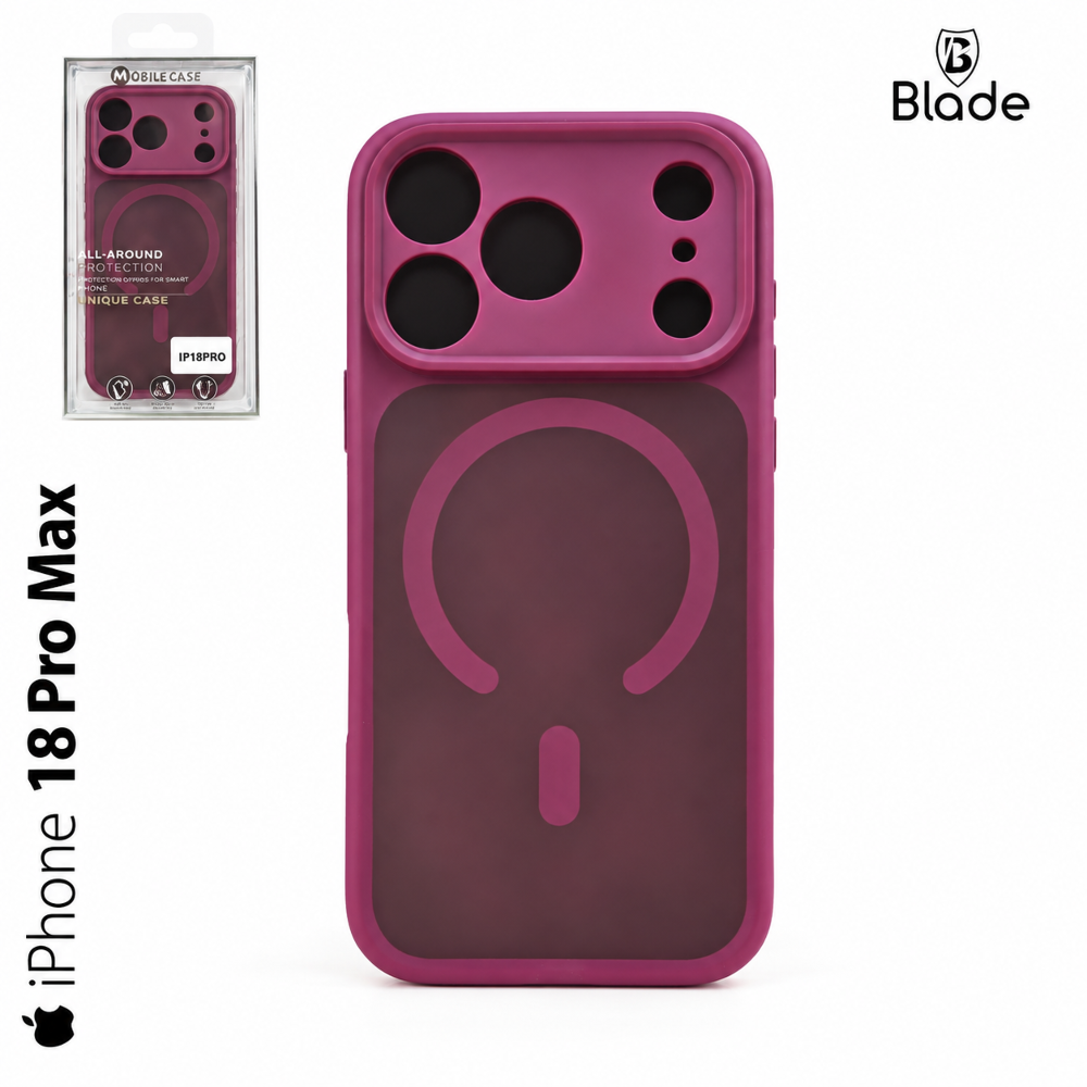 Blade Mag Case full - iPhone 18 Pro Max - wine red