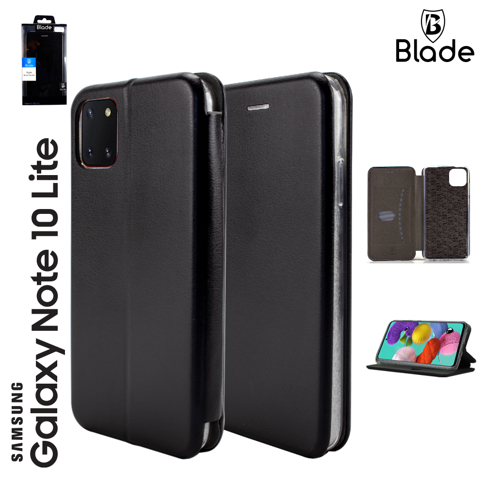 Blade Book Tasche Style - Samsung Note 10 Lite - black