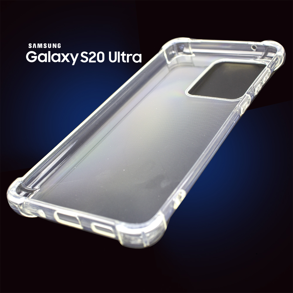 Clear Tpu Case Anti-Shock - Samsung Galaxy S20 Ultra - trans