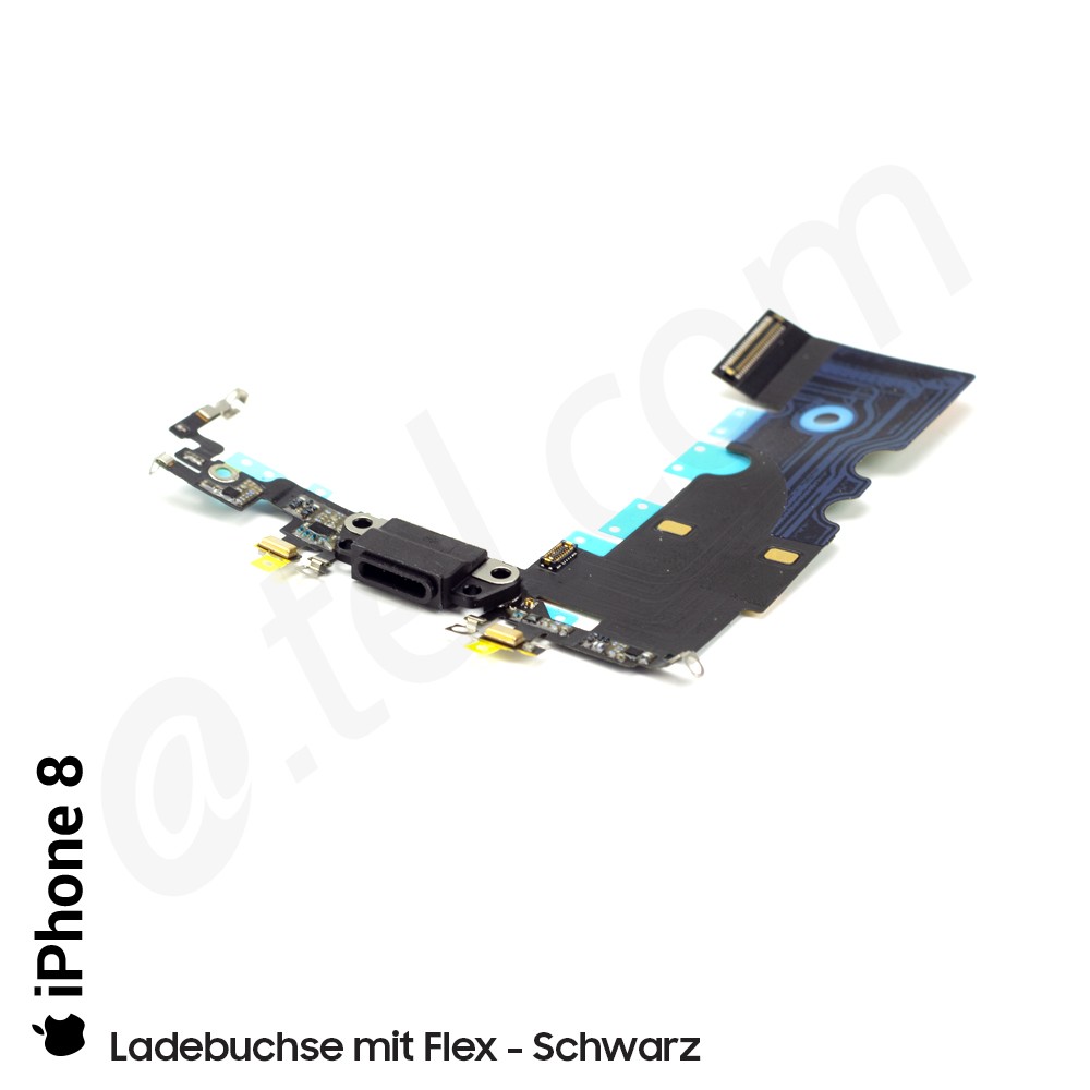 Ladebuchse mit flex - iPhone 8 - black