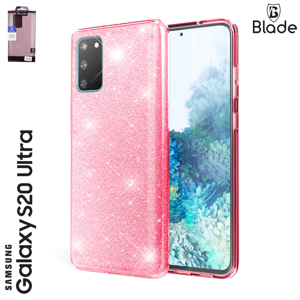 Blade Glitter TPU Case - Samsung S20 Ultra - pink