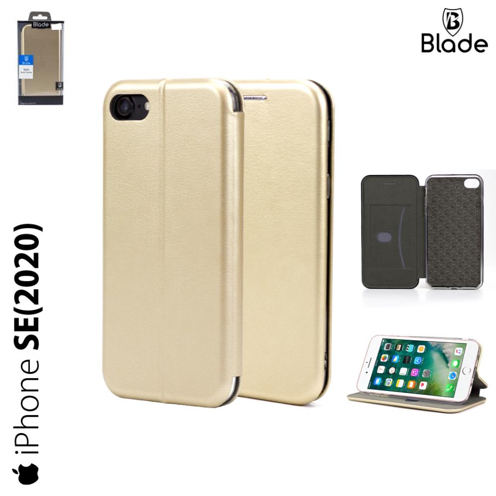 Blade Book Tasche Style - iPhone SE (2020) - gold Blade Book Tasche Style - iPhone SE (2020) - gold