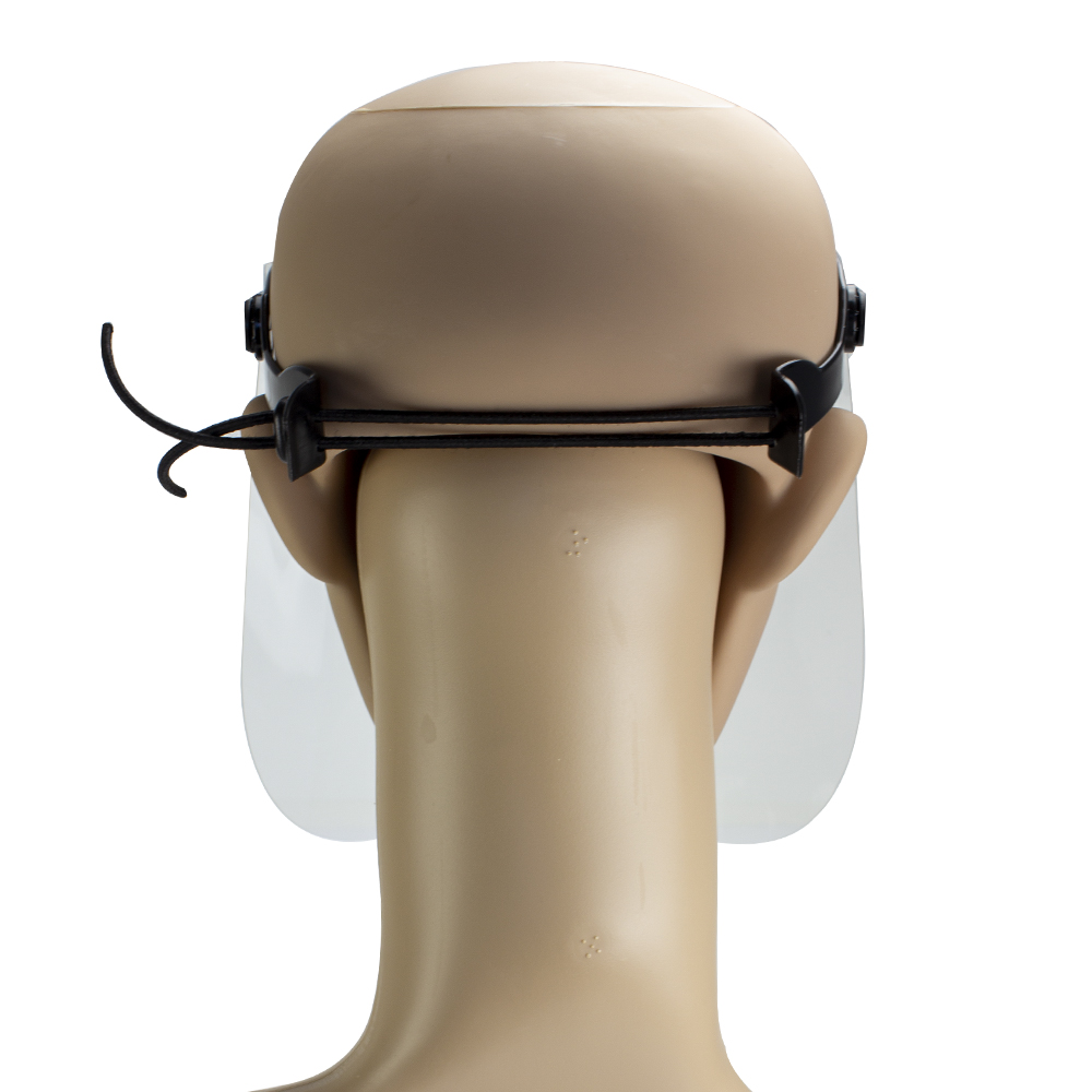 Gesichtsschutz, Protective Face Shield- hochklappbar - black